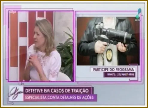 detetive profissional na imprensa